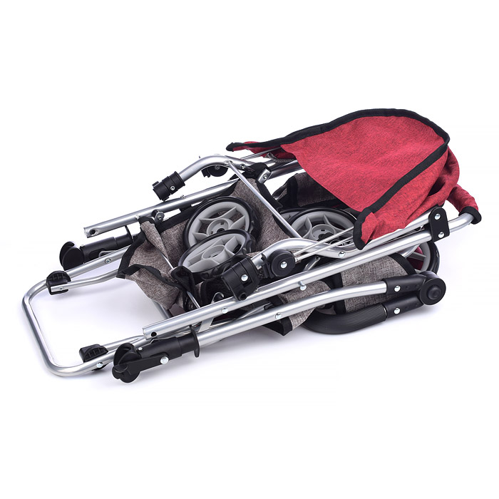 Фото к товару Коляска для кукол 9668 металлическая, для двух кукол, в коробке Коляска для кукол 9668 металлическая, для двух кукол, в коробке