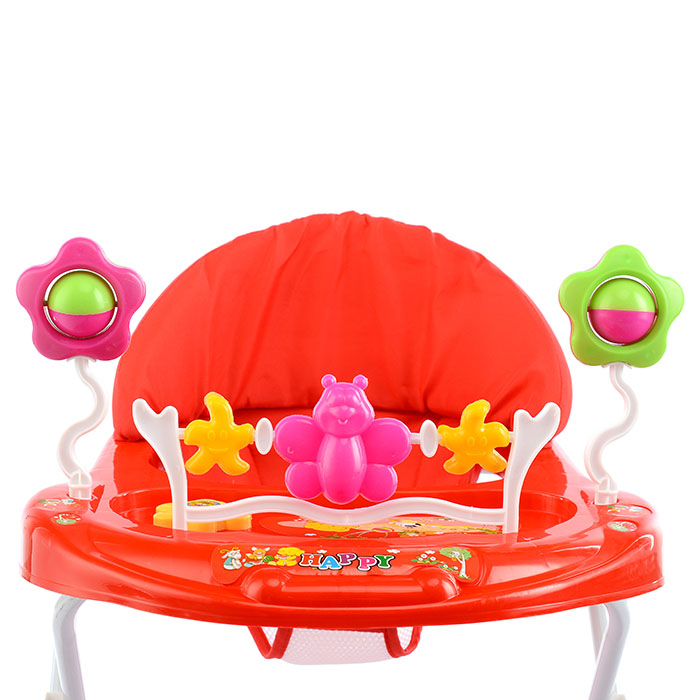 Фото к товару Ходунки 902-B-5 "Бабочка с цветочками" (красный) в пакете Ходунки 902-B-5 "Бабочка с цветочками" (красный) в пакете