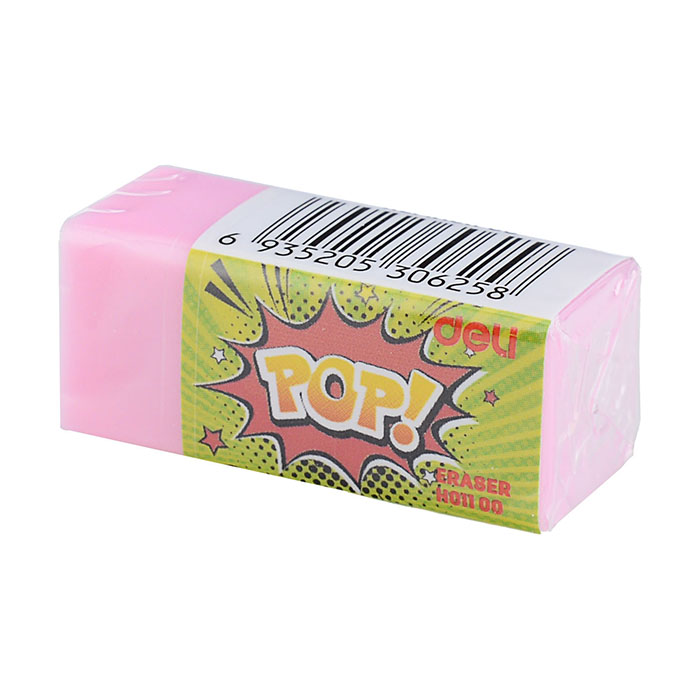 Фото к товару Ластик POP ассорти Эко ПВХ, мягкое стирание каждый в индивидуальной упаковке Ластик POP ассорти Эко ПВХ, мягкое стирание каждый в индивидуальной упаковке
