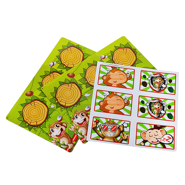 Фото к товару Настольная игра XS977-32 "Попади в цель" Обезьянки в коробке Настольная игра XS977-32 "Попади в цель" Обезьянки в коробке