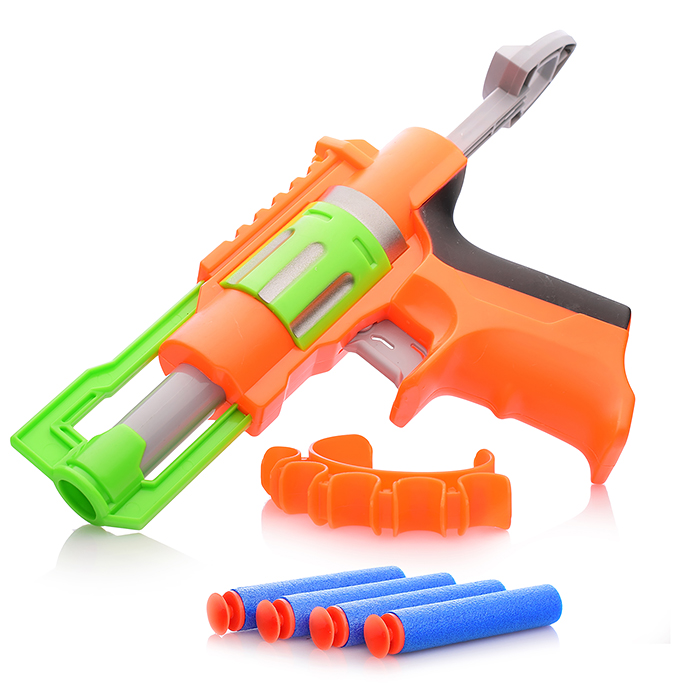 Пистолет 682 с мягкими полимерными пулями, в пакете Пистолет 682 с мягкими полимерными пулями, в пакете