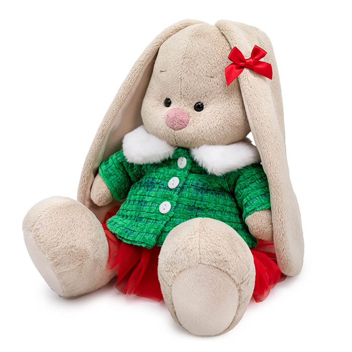 Фото к товару Зайка Ми в курточке с меховым воротником и юбке (большой) Зайка Ми в курточке с меховым воротником и юбке (большой)