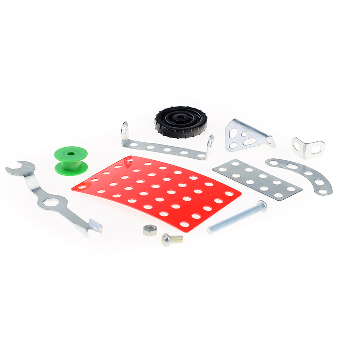 Фото к товару Конструктор мет.с подвижными деталями "Грузовик" Конструктор мет.с подвижными деталями "Грузовик"