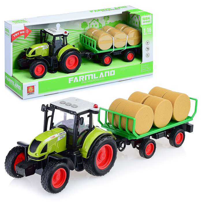 Трактор WY900E "Сеновоз" 1:16 (свет, звук) в коробке Трактор WY900E "Сеновоз" 1:16 (свет, звук) в коробке