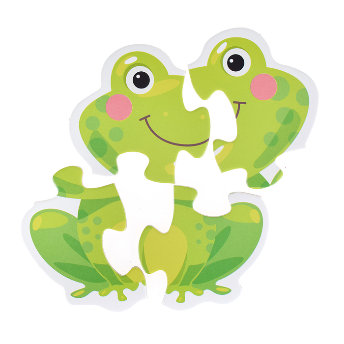 Пазлы контурные "Животные" Baby Toys