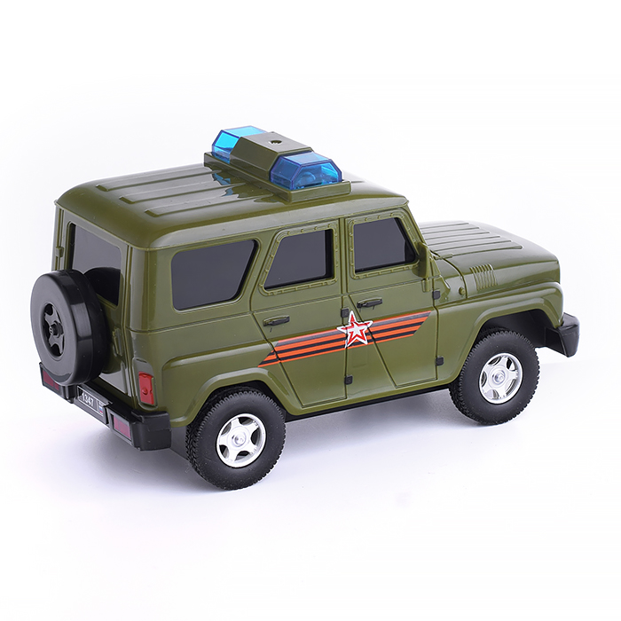 Фото к товару Машина р/у УАЗ Хантер Армия России 15 см, (свет, зеленый) Машина р/у УАЗ Хантер Армия России 15 см, (свет, зеленый)