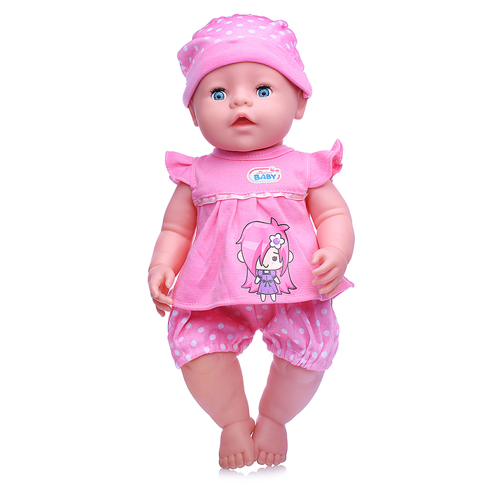 Фото к товару Пупс QH6027-2 с аксессуарами, в пакете Пупс QH6027-2 с аксессуарами, в пакете