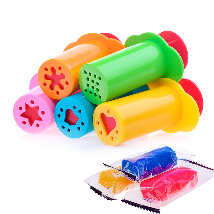 Набор для детской лепки "Фигурные давилки для лепки" Набор для детской лепки "Фигурные давилки для лепки"