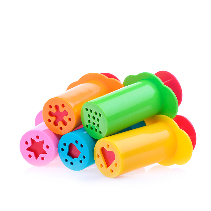 Фото к товару Набор для детской лепки "Фигурные давилки для лепки" Набор для детской лепки "Фигурные давилки для лепки"