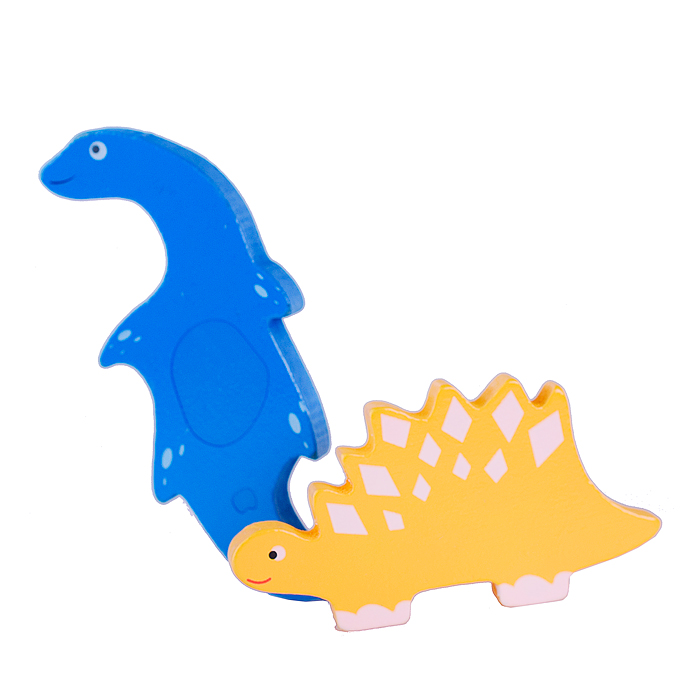 Пазл-вкладыш D1077 "Дружные динозаврики"