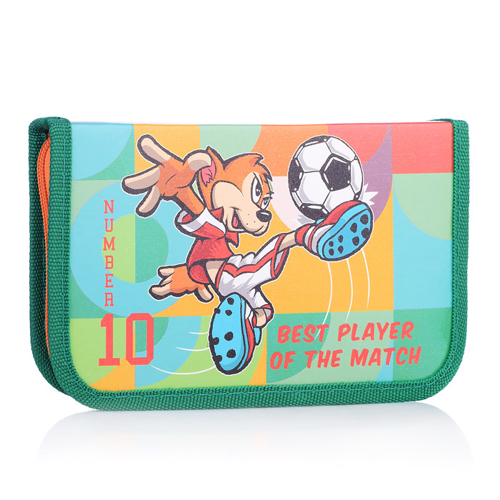 Пенал 1-секц, большой, "Звезда матча" с отк.планкой Пенал 1-секц, большой, "Звезда матча" с отк.планкой