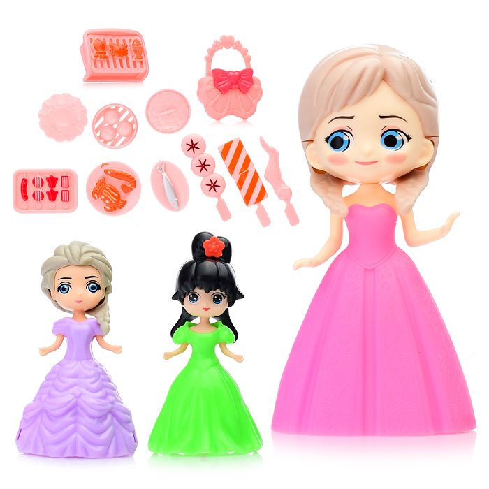 Фото к товару Кукла 559-227A "Принцесса" с аксессуарами, в пакете Кукла 559-227A "Принцесса" с аксессуарами, в пакете