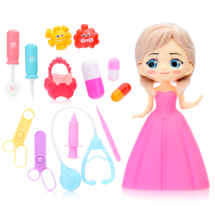 Фото к товару Кукла 559-227A "Принцесса" с аксессуарами, в пакете Кукла 559-227A "Принцесса" с аксессуарами, в пакете