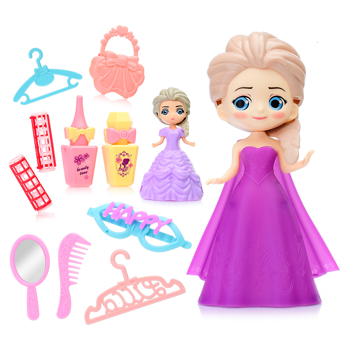 Фото к товару Кукла 559-227A "Принцесса" с аксессуарами, в пакете Кукла 559-227A "Принцесса" с аксессуарами, в пакете