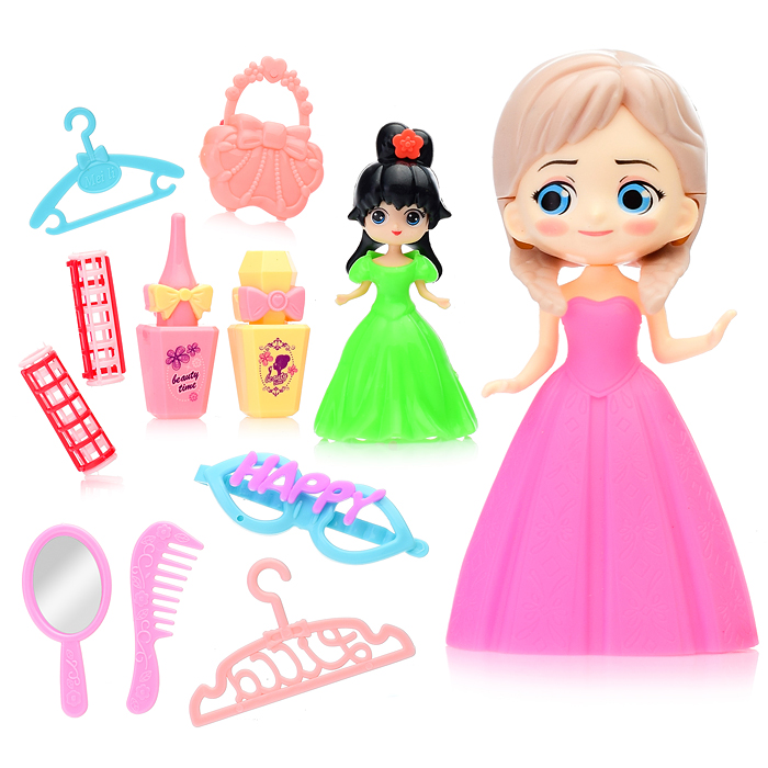 Фото к товару Кукла 559-227A "Принцесса" с аксессуарами, в пакете Кукла 559-227A "Принцесса" с аксессуарами, в пакете