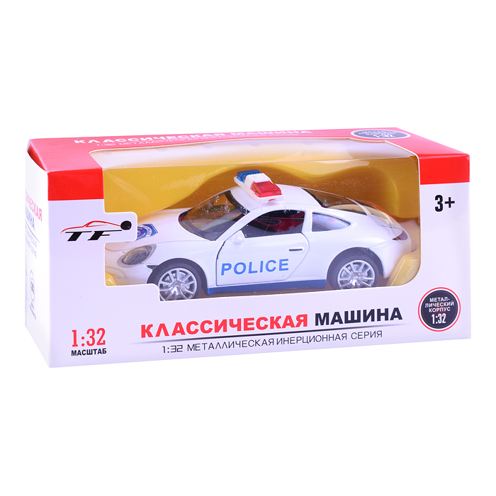 Фото к товару Машина TF9976 "Полицейский патруль" металл., в коробке Машина TF9976 "Полицейский патруль" металл., в коробке