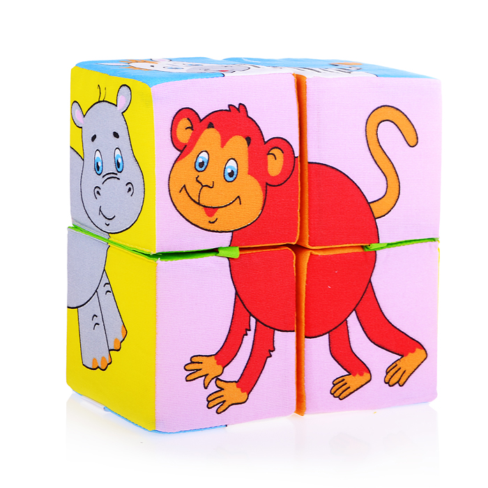 Игрушка кубики "Собери картинку"(Животные Африки) Игрушка кубики "Собери картинку"(Животные Африки)