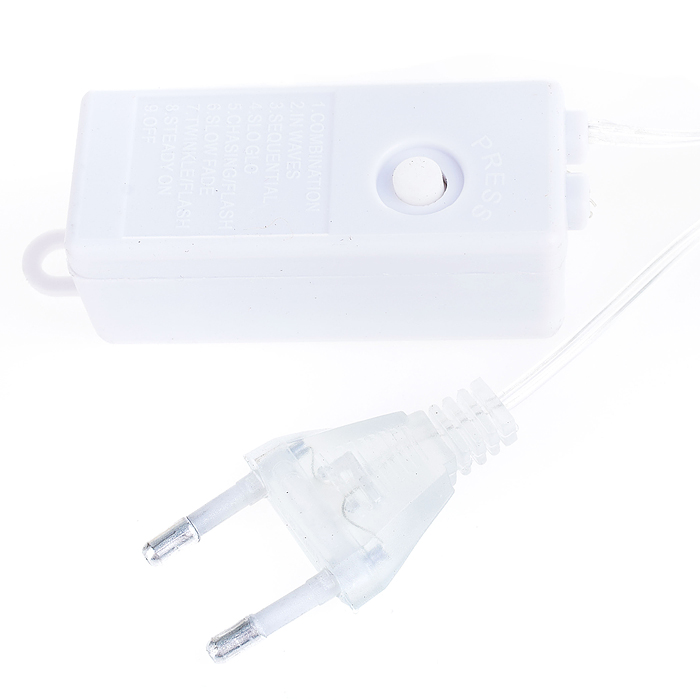 Фото к товару Электрогирлянда светодиодная Роса, 10 м, 100 ламп, цветная Электрогирлянда светодиодная Роса, 10 м, 100 ламп, цветная