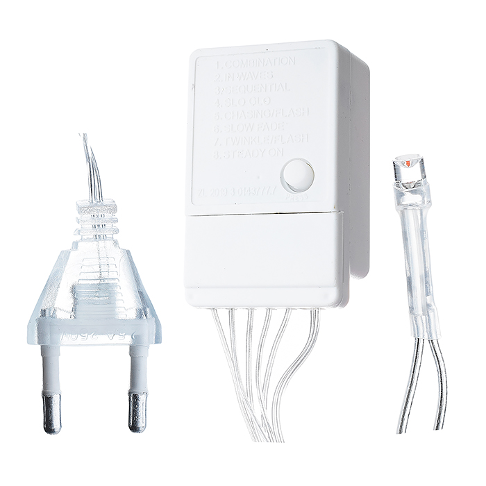 Фото к товару Электрогирлянда Сетка 3*0,4 м, 100 ламп, розовый Электрогирлянда Сетка 3*0,4 м, 100 ламп, розовый