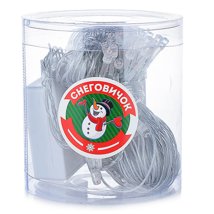 Фото к товару Электрогирлянда Сетка 3*0,4 м, 100 ламп, розовый Электрогирлянда Сетка 3*0,4 м, 100 ламп, розовый