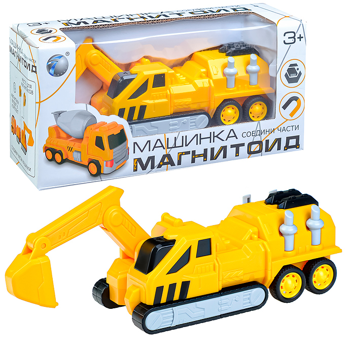 Машина 676C2 "Строительная техника" в коробке Машина 676C2 "Строительная техника" в коробке