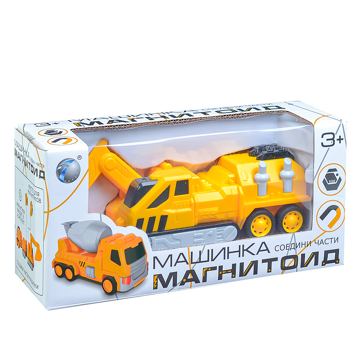 Фото к товару Машина 676C2 "Строительная техника" в коробке Машина 676C2 "Строительная техника" в коробке