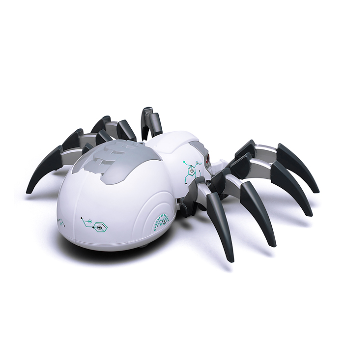 Фото к товару Паук радиоуправляемый, эффект дыма,световые и звуковые эффекты, цвет белый Паук радиоуправляемый, эффект дыма,световые и звуковые эффекты, цвет белый