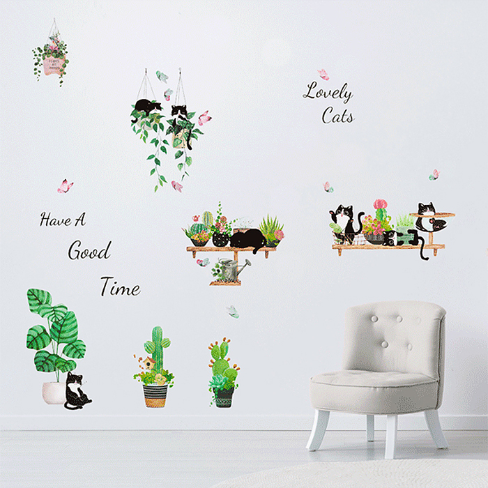 Интерьерная наклейка "Funny kitten" 60x90 см, ПВХ, в пластиковом пакете с блистерным подвес Интерьерная наклейка "Funny kitten" 60x90 см, ПВХ, в пластиковом пакете с блистерным подвес