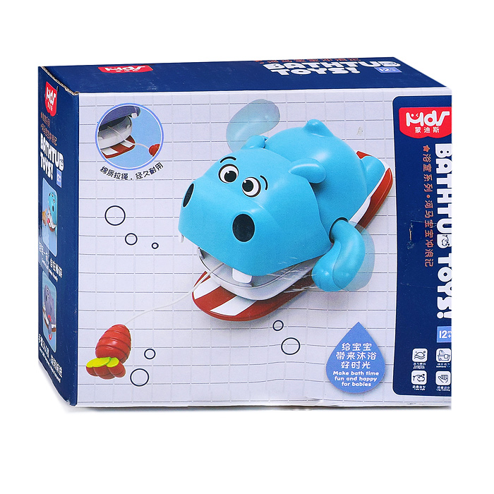 Фото к товару Заводная игрушка 368-11A "Бегемот" в коробке Заводная игрушка 368-11A "Бегемот" в коробке