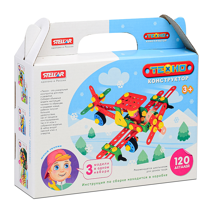 Конструктор Техно Самолет (120)