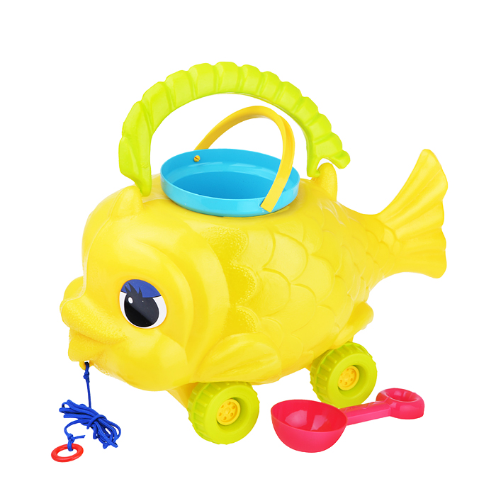 Каталка-песочница "Рыбка" (4 дет.) в сетке Каталка-песочница "Рыбка" (4 дет.) в сетке