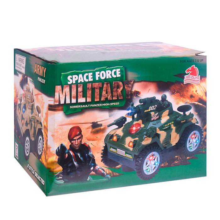 Фото к товару Машина 2031C "Военная" на батарейках, в коробке Машина 2031C "Военная" на батарейках, в коробке