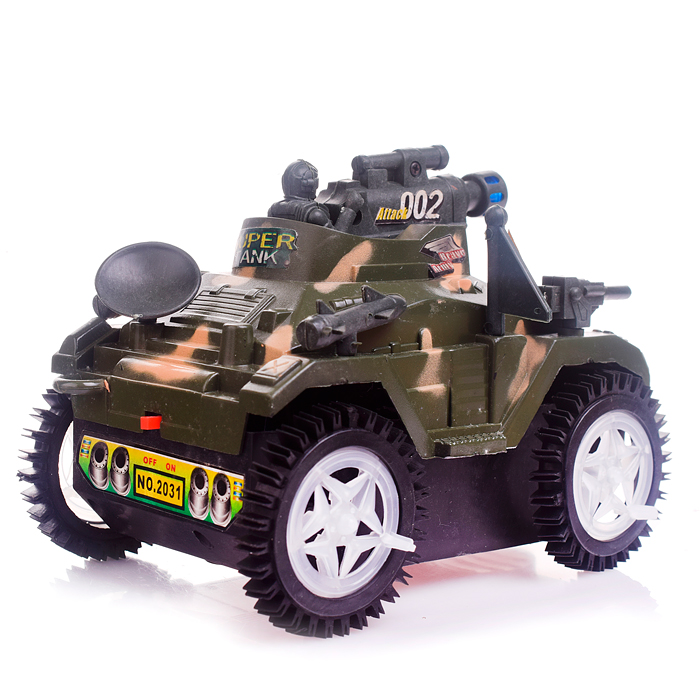 Фото к товару Машина 2031C "Военная" на батарейках, в коробке Машина 2031C "Военная" на батарейках, в коробке