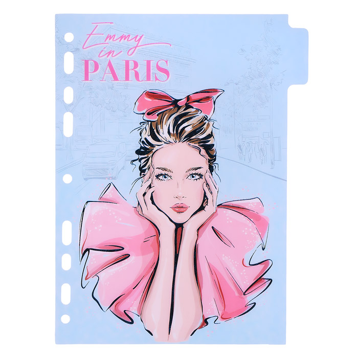Разделитель листов "Emmy in Paris" A5 (175x210 мм) полипропилен 140 мкм, тонированные с рис