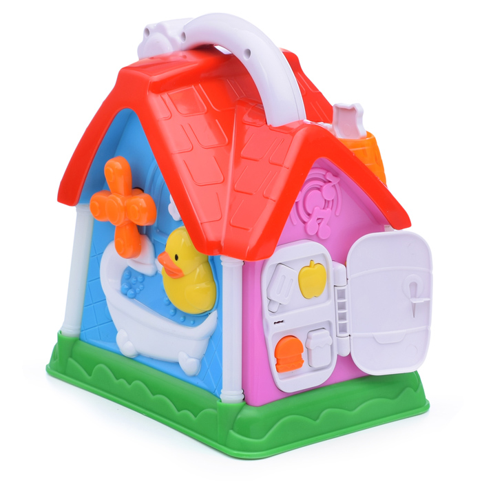 Фото к товару Развивающая игрушка QX-91189E "Веселый домик" в коробке Развивающая игрушка QX-91189E "Веселый домик" в коробке