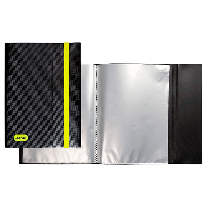 Фото к товару Папка с 40 вкладышами A3 "MonoChrome" A3 (320x435x25 мм) 500 мкм, с рельефной фактурной по Папка с 40 вкладышами A3 "MonoChrome" A3 (320x435x25 мм) 500 мкм, с рельефной фактурной по