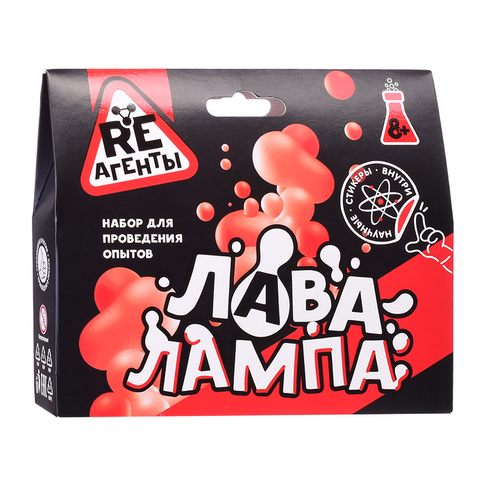 Научно-познавательный набор "Лава-лампа", красный Научно-познавательный набор "Лава-лампа", красный