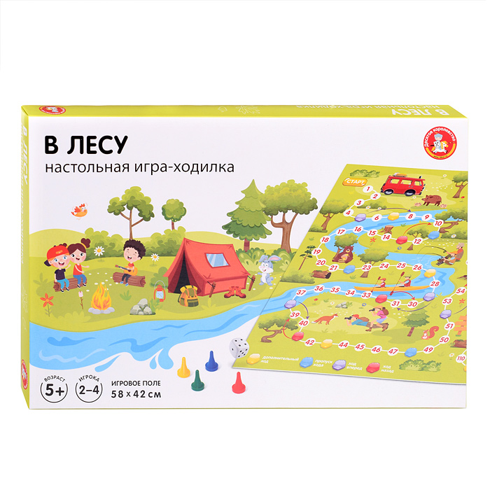 Игра настольная ходилка "В лесу"