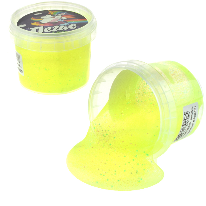 Слайм Пегас, 90 гр. неоновый жёлтый Слайм Пегас, 90 гр. неоновый жёлтый