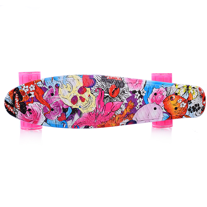 Фото к товару Скейт детский 3142SY-1, 55 см, колесо PVC со светом Скейт детский 3142SY-1, 55 см, колесо PVC со светом