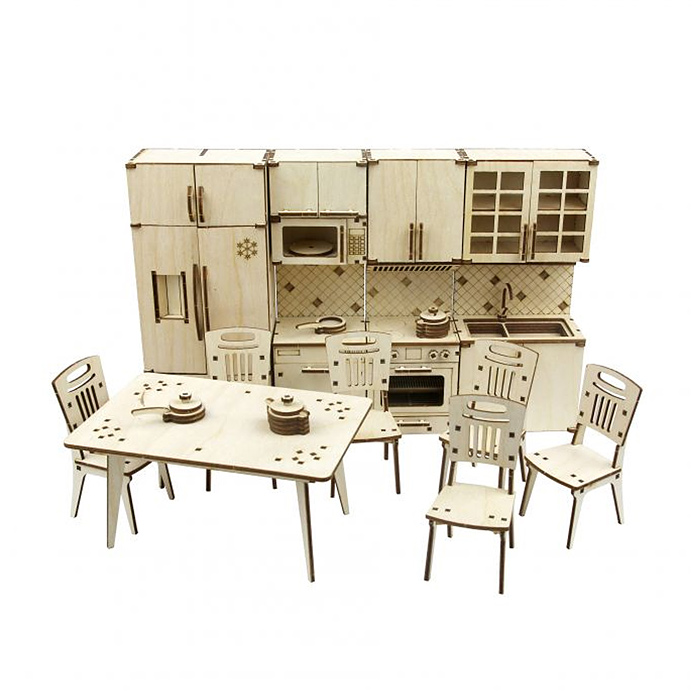 Фото к товару Конструктор "Кухонный гарнитур "Катрин" Конструктор "Кухонный гарнитур "Катрин"