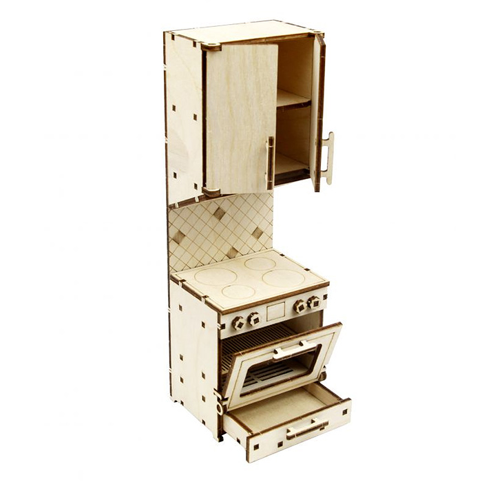 Фото к товару Конструктор "Кухонный гарнитур "Катрин" Конструктор "Кухонный гарнитур "Катрин"