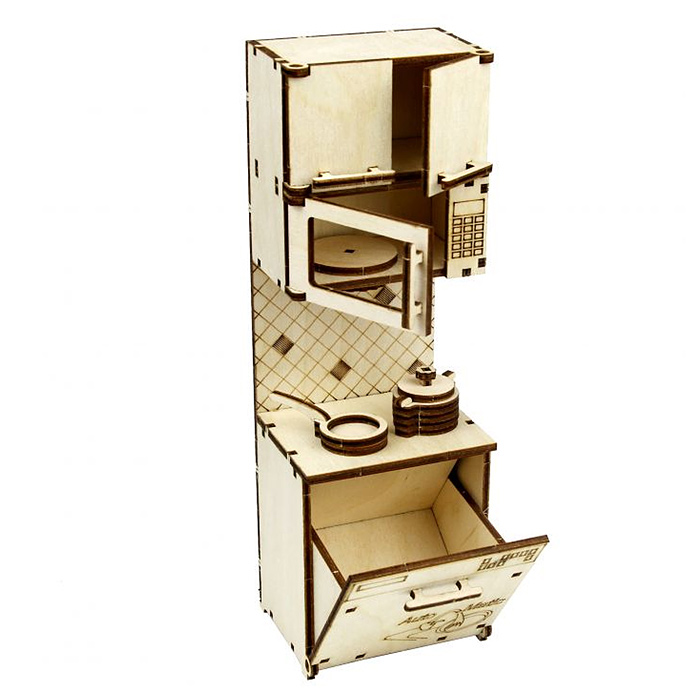Фото к товару Конструктор "Кухонный гарнитур "Катрин" Конструктор "Кухонный гарнитур "Катрин"