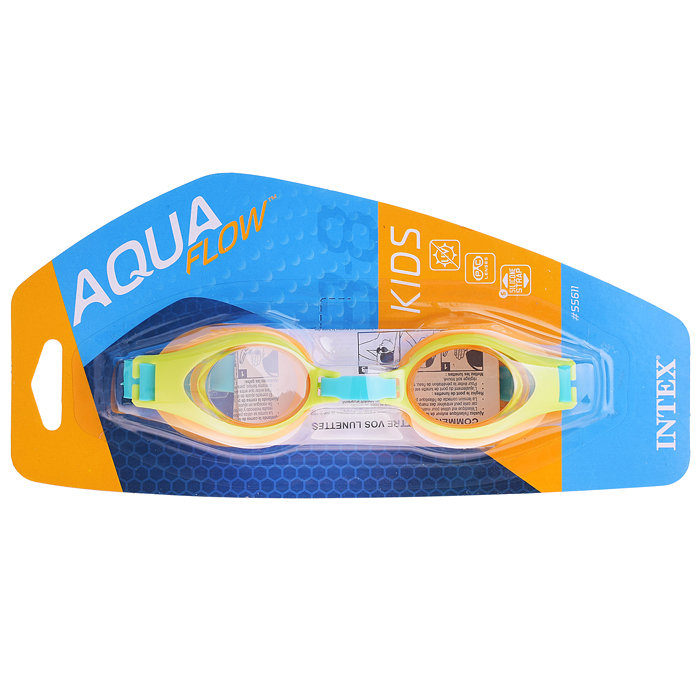 Фото к товару Очки для плавания, от 3 до 8 лет, 55611 INTEX, цвета микс Очки для плавания, от 3 до 8 лет, 55611 INTEX, цвета микс