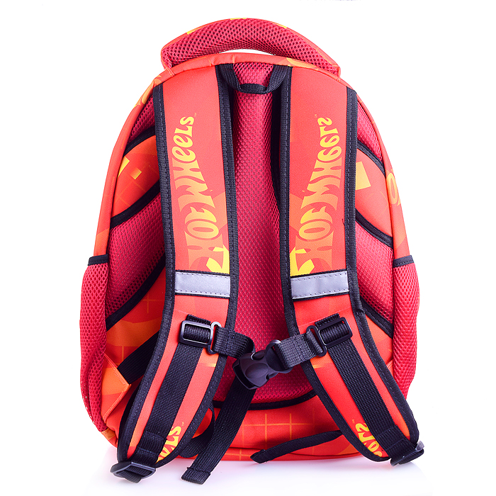 Фото к товару Рюкзак "Hot Wheels" облегченный с анатомической спинкой, 3 отделениями на молнии, на каждой мо Рюкзак "Hot Wheels" облегченный с анатомической спинкой, 3 отделениями на молнии, на каждой мо