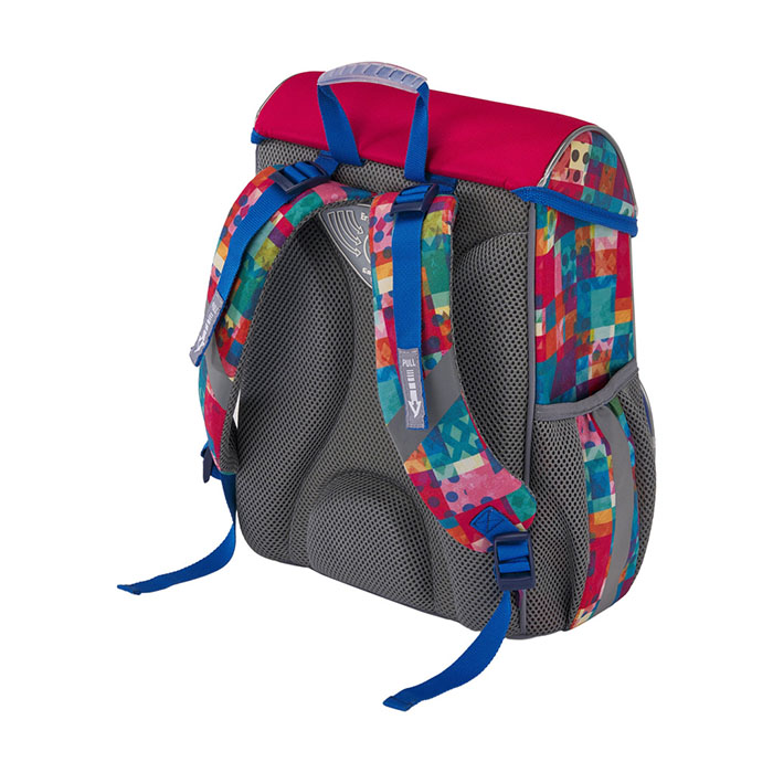 Фото к товару Ранец ErgoLine® 15L Patchwork Ранец ErgoLine® 15L Patchwork