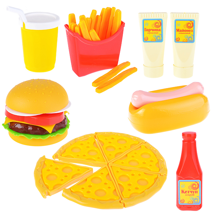 Фото к товару Игровой набор "Фастфуд" Игровой набор "Фастфуд"