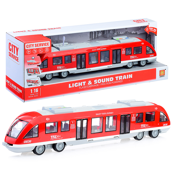 Поезд WY920A "Путешествие" 1:16 (свет, звук) в коробке