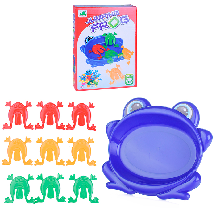 Настольная игра 8106 "Лягушачьи бега" в коробке Настольная игра 8106 "Лягушачьи бега" в коробке