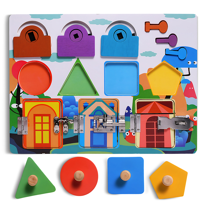 Фото к товару Бизиборд D1295 "Замочки" Бизиборд D1295 "Замочки"